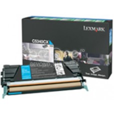 Toner Lexmark  C534 Cyan Extra High Yield Return - 7K - C5340CX